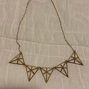Statement necklace - triangles